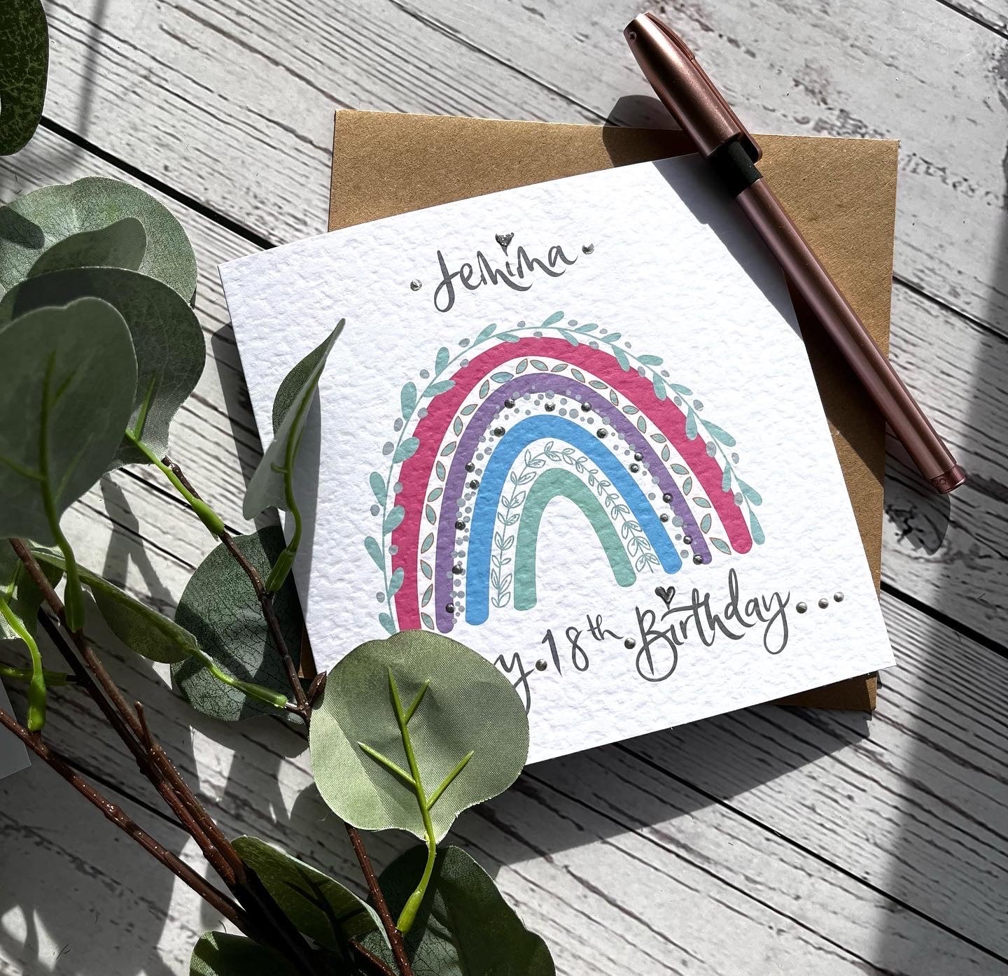 personalised birthday card