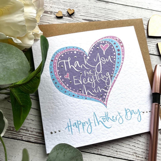 Thank You For Everything - Mother's Day Card
