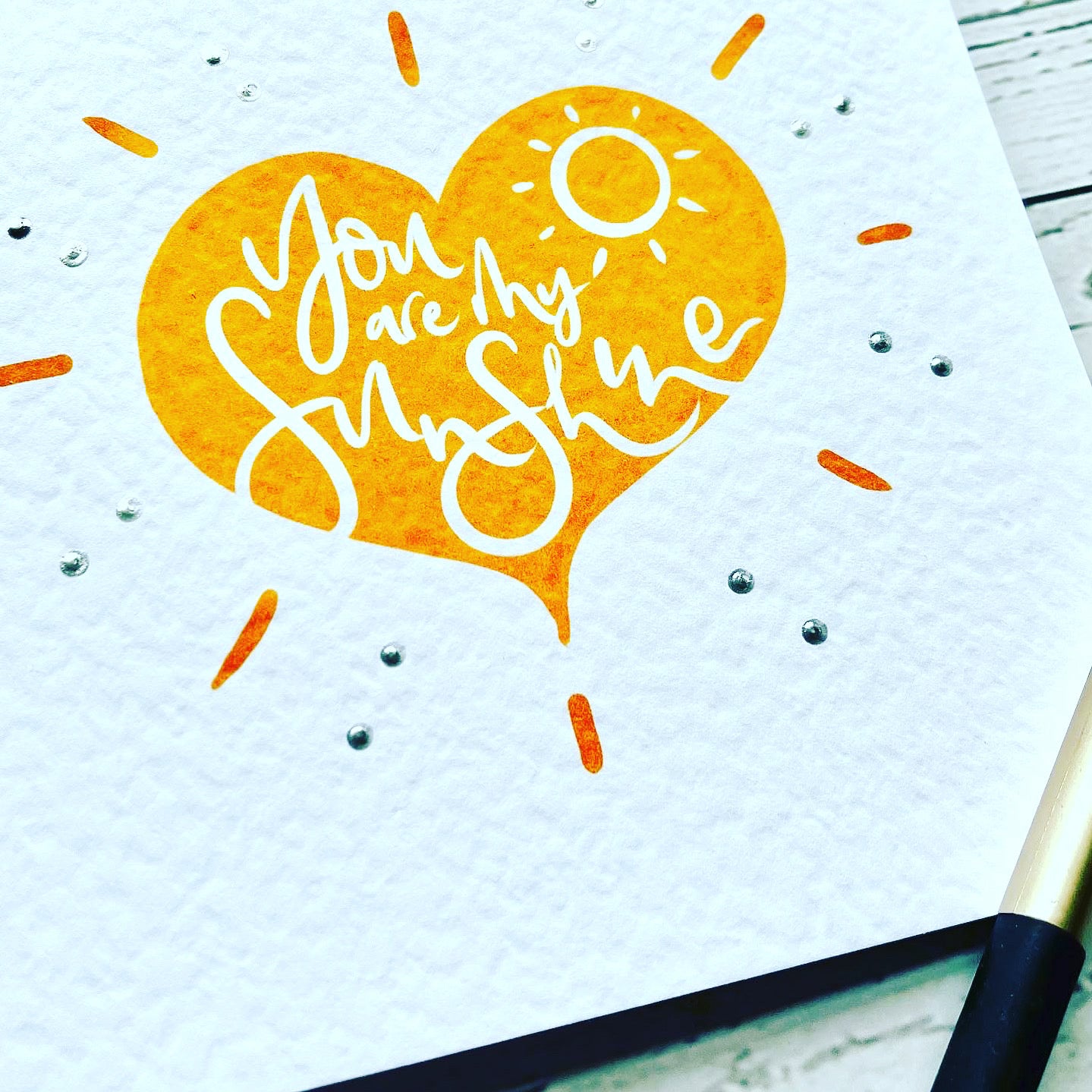 You Are My Sunshine Card