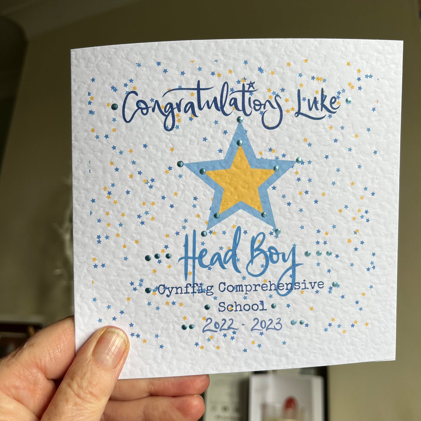 Head Boy Card