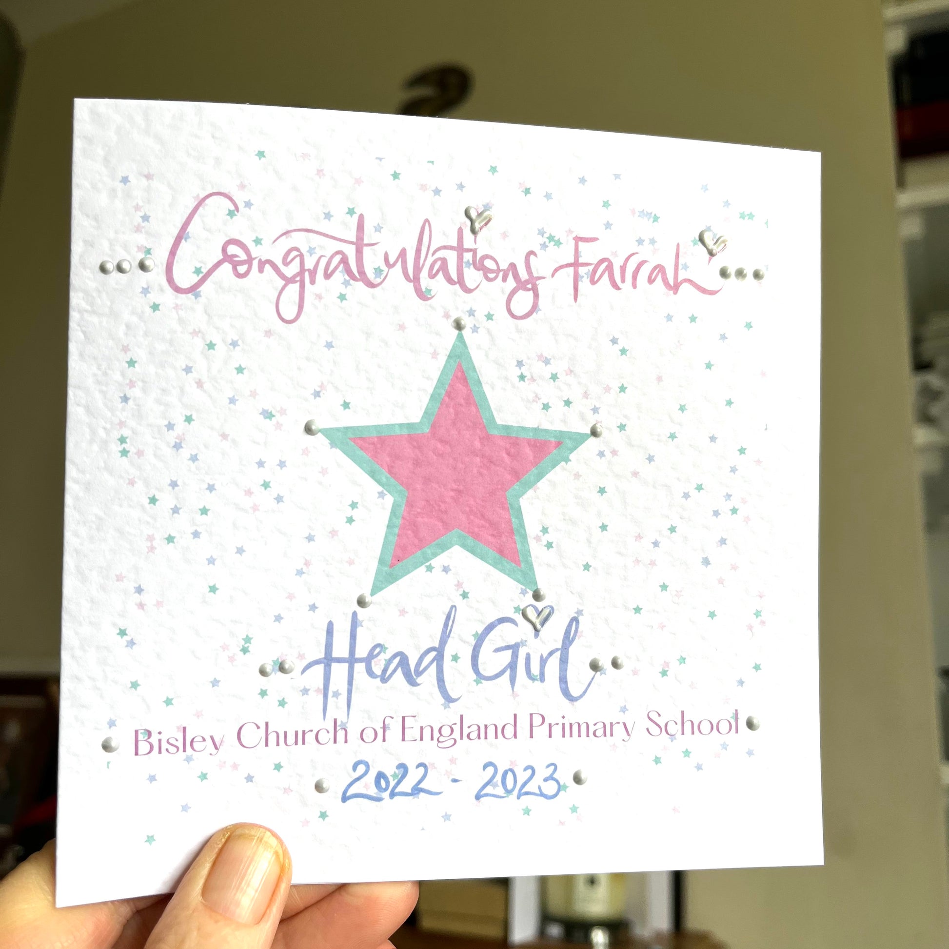 Congratulations Head Girl Card