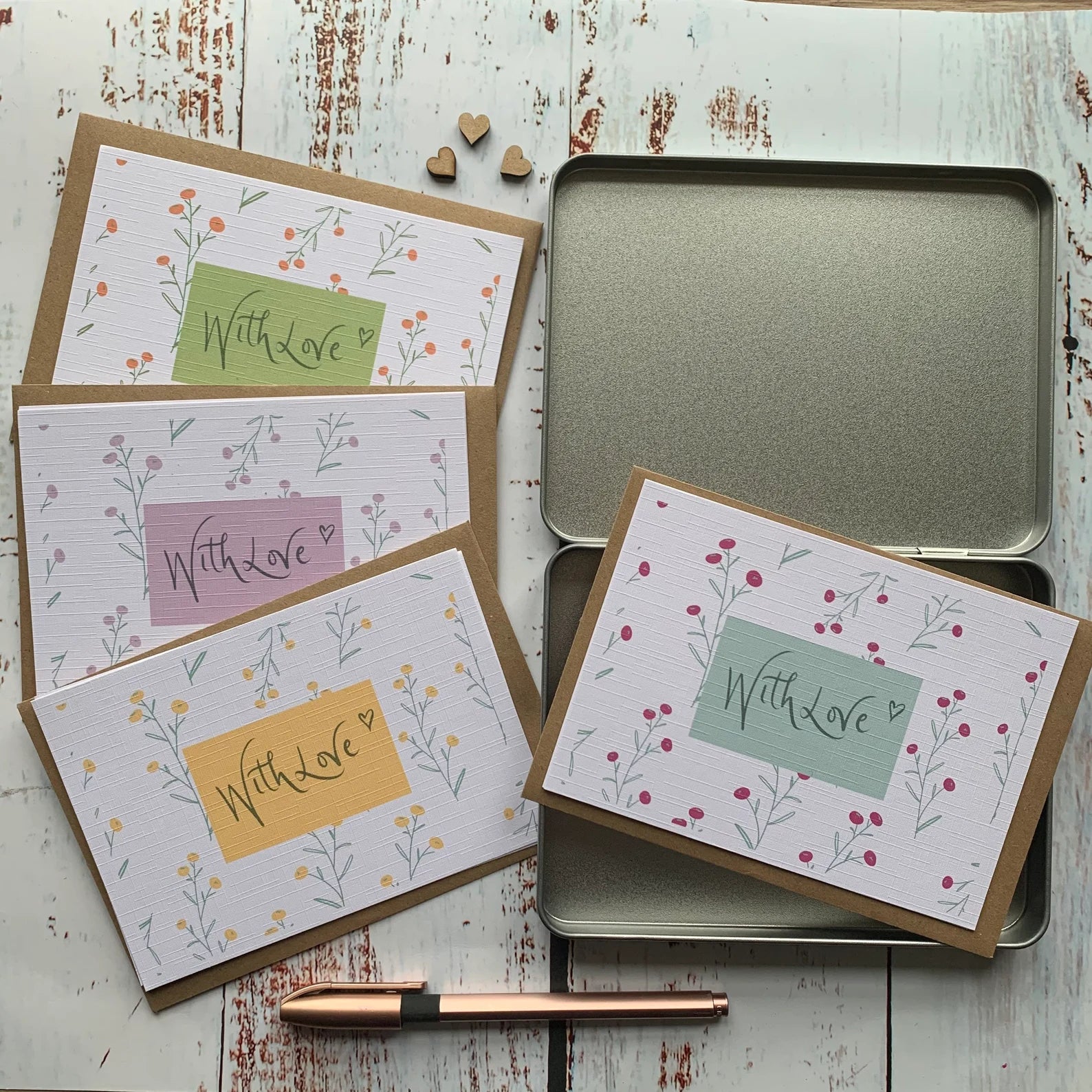 Floral Postcards