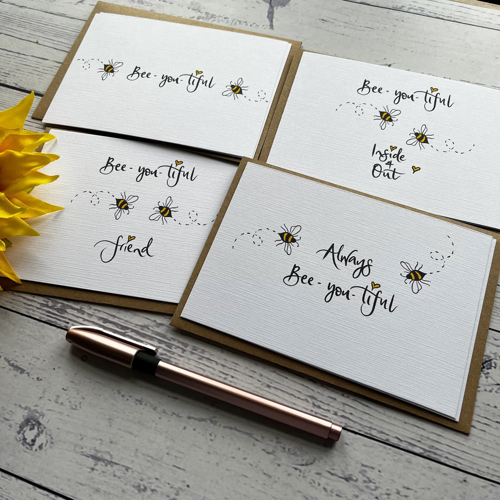 Bee Themed Postcards