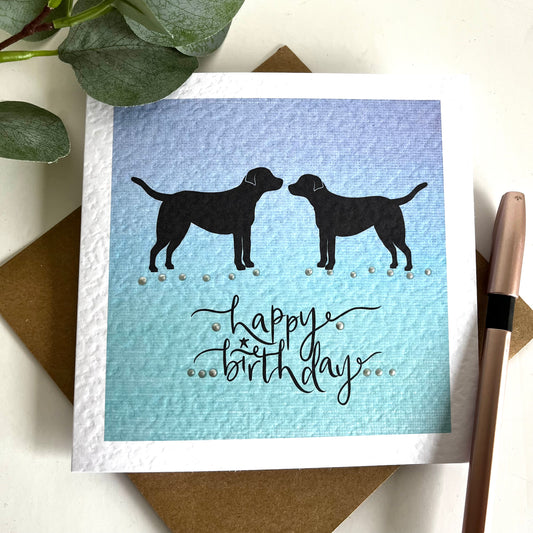 Dog Lovers - Labrador Birthday Card