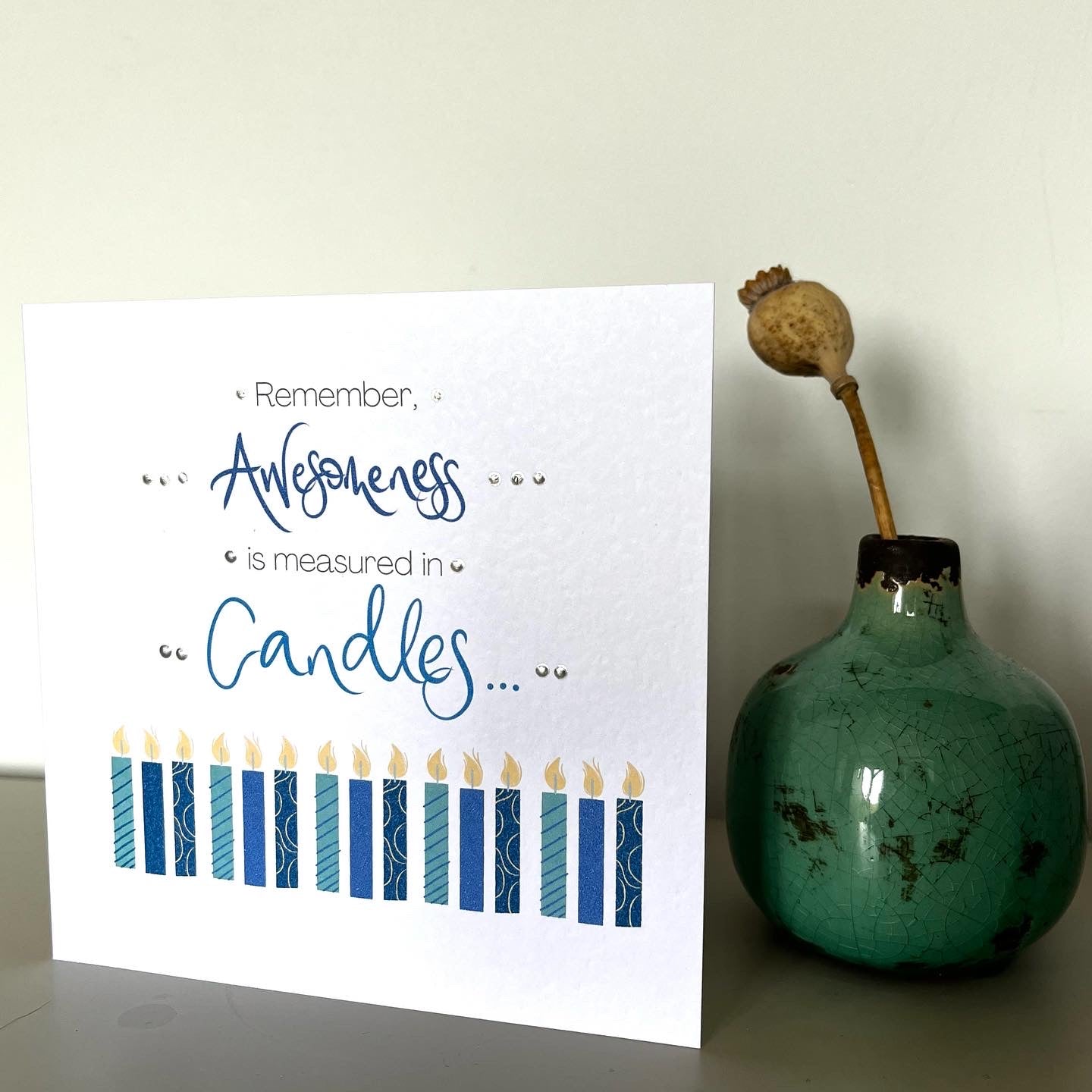 Awesomeness Candles Birthday Card
