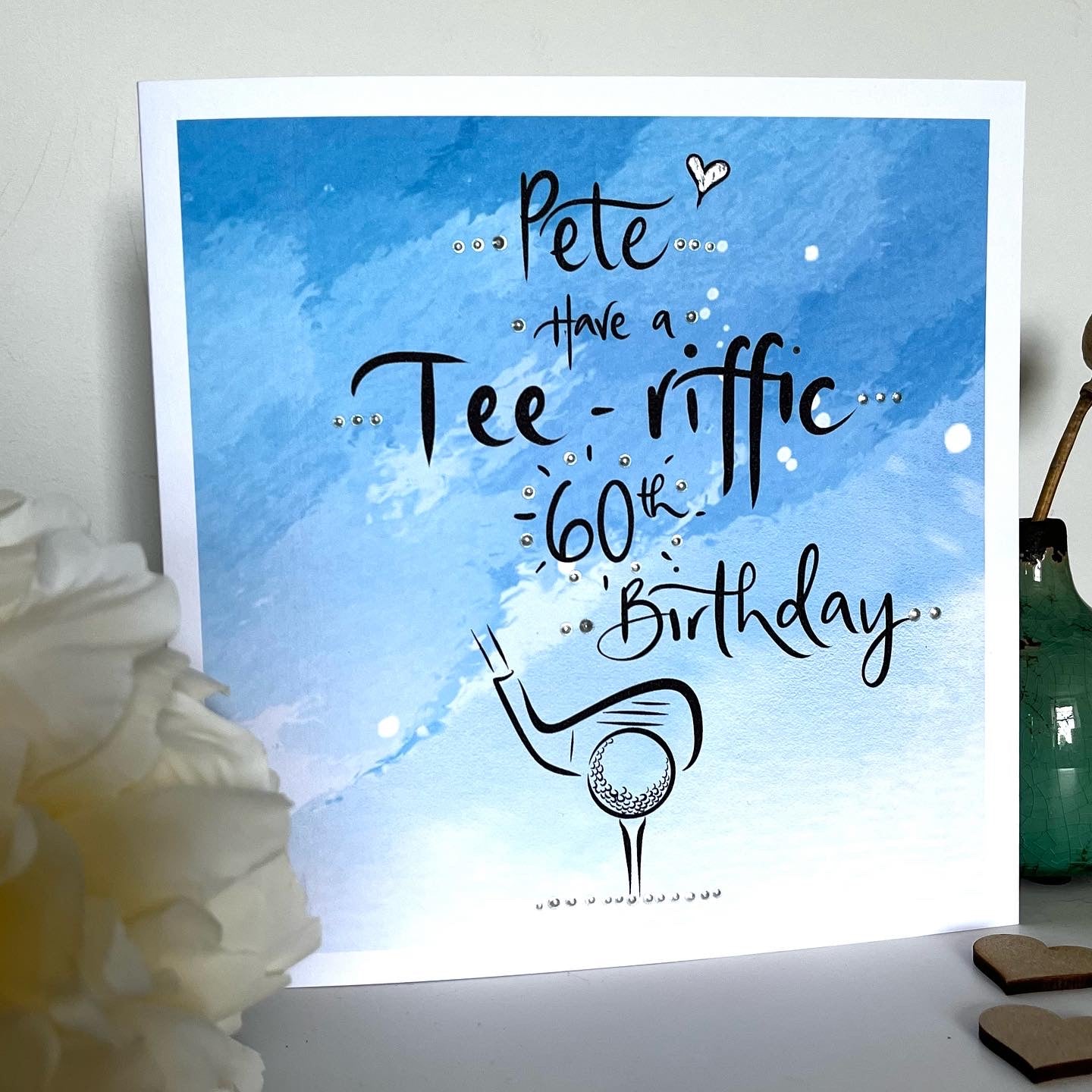 Golfer Tee-riffic Birthday Card