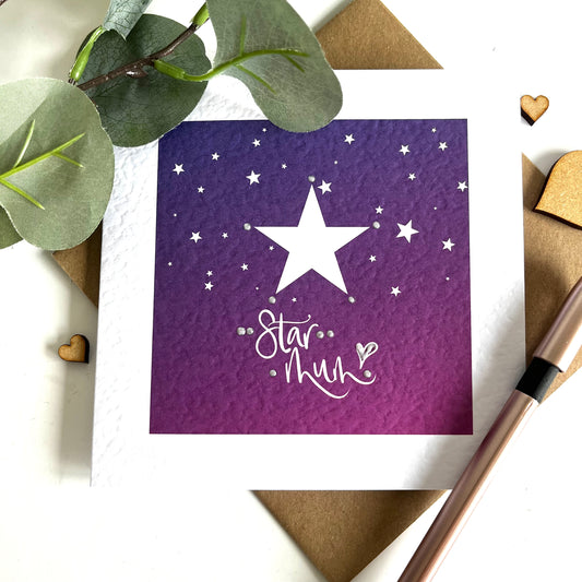 Star Mum card