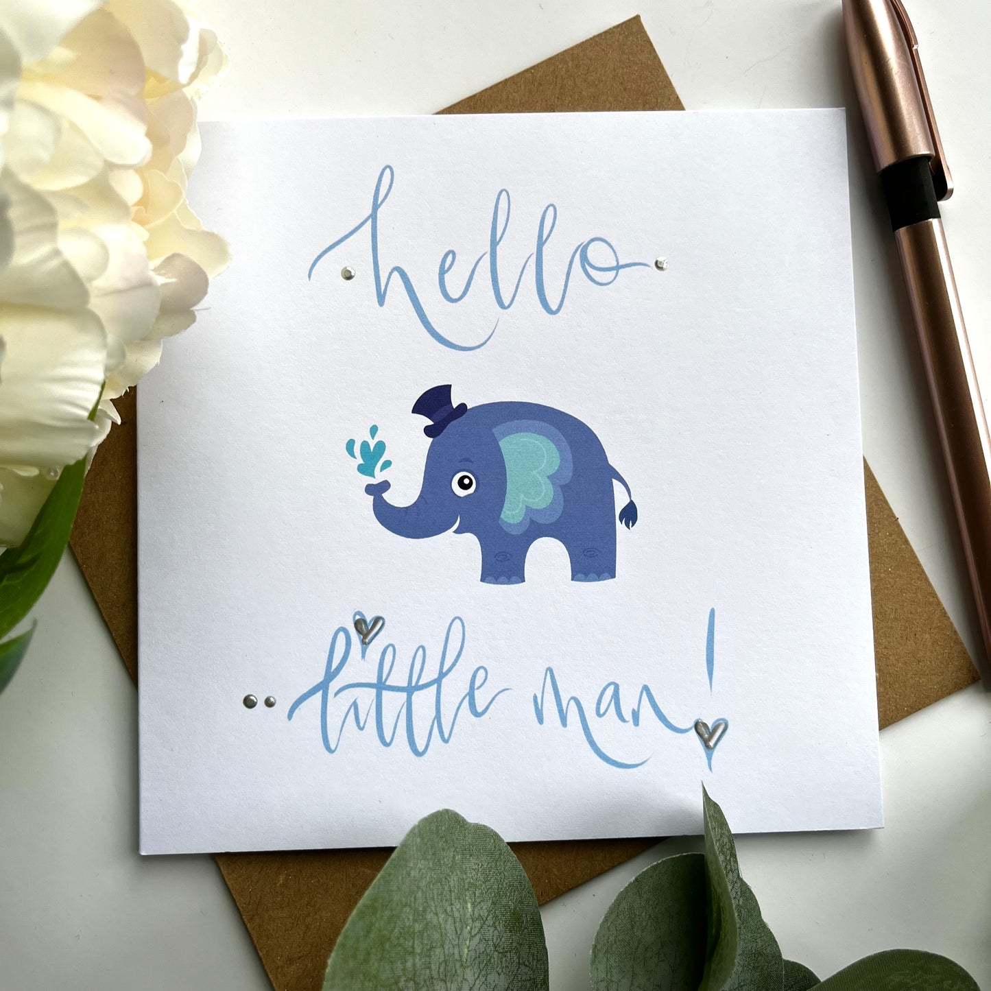 Congratulations on Baby Boy Card