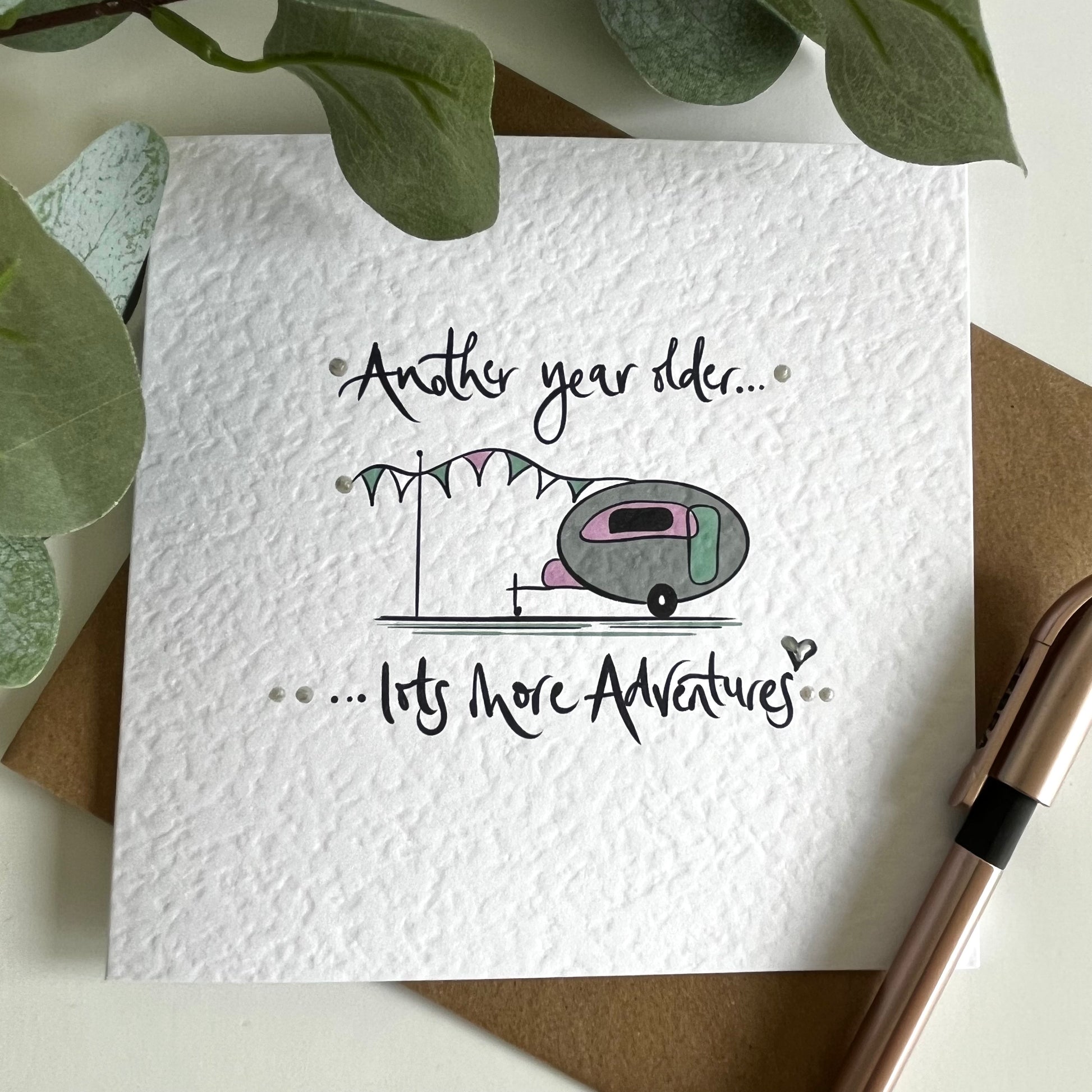 Caravan Birthday Card