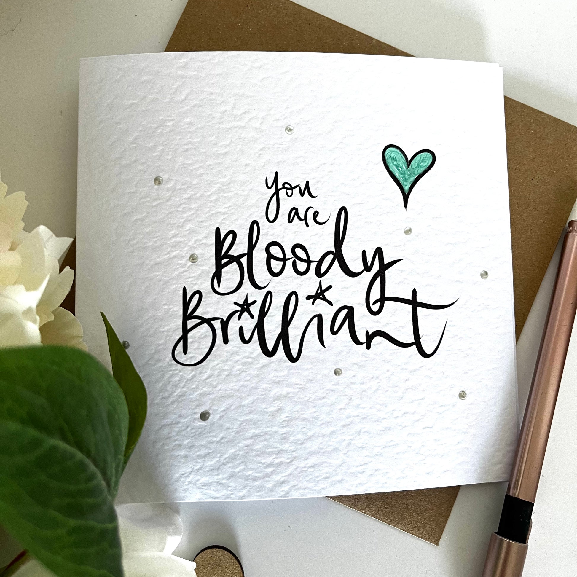 Personalised congratulations card