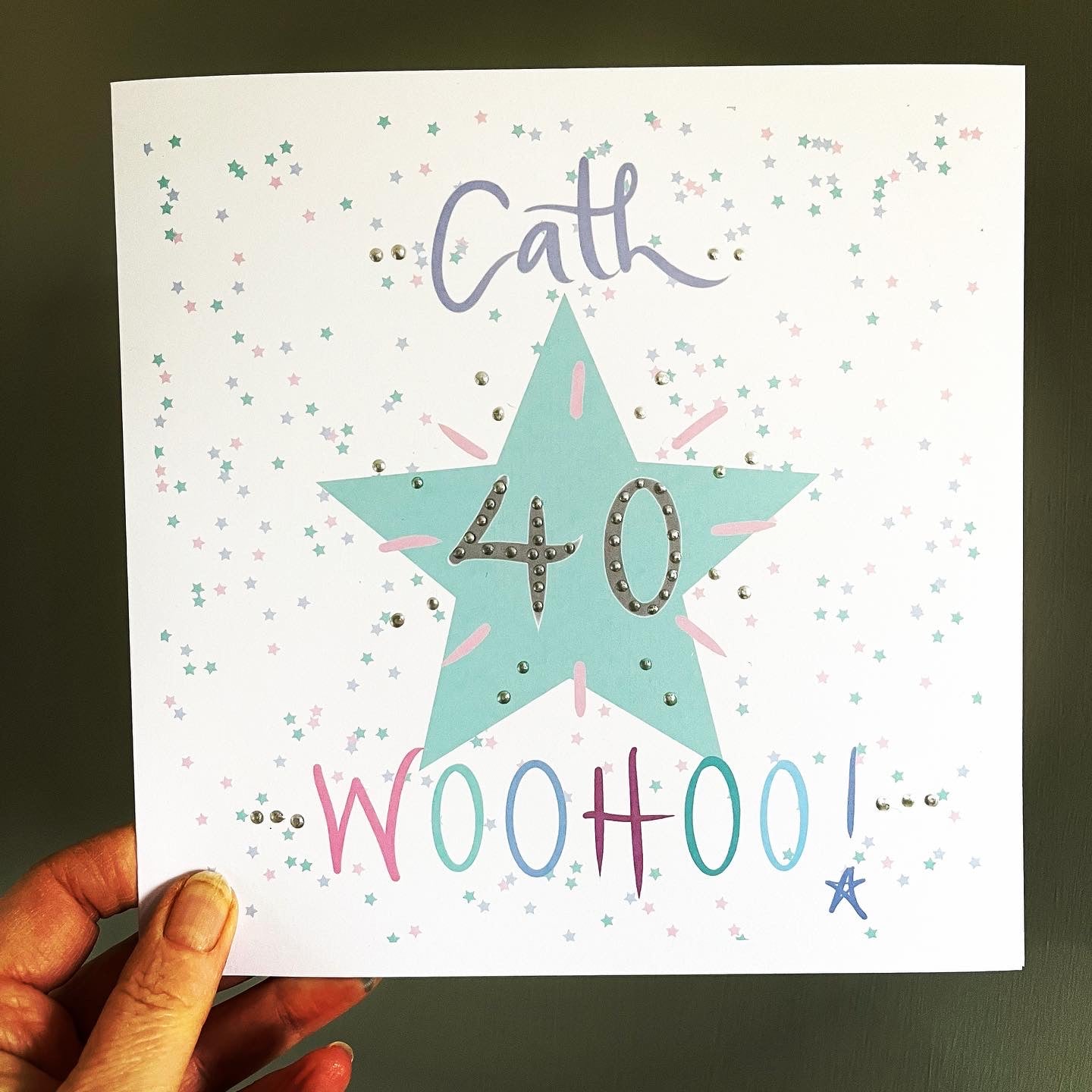 Personalised WOOHOO Age Birthday Card