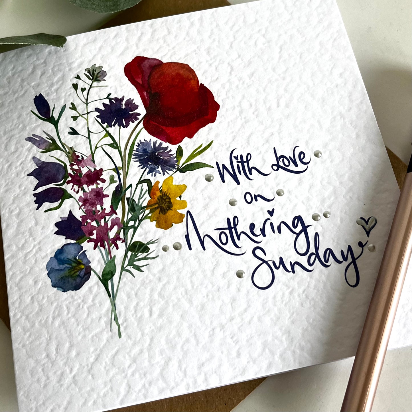 Spring Posy Mothering Sunday Card