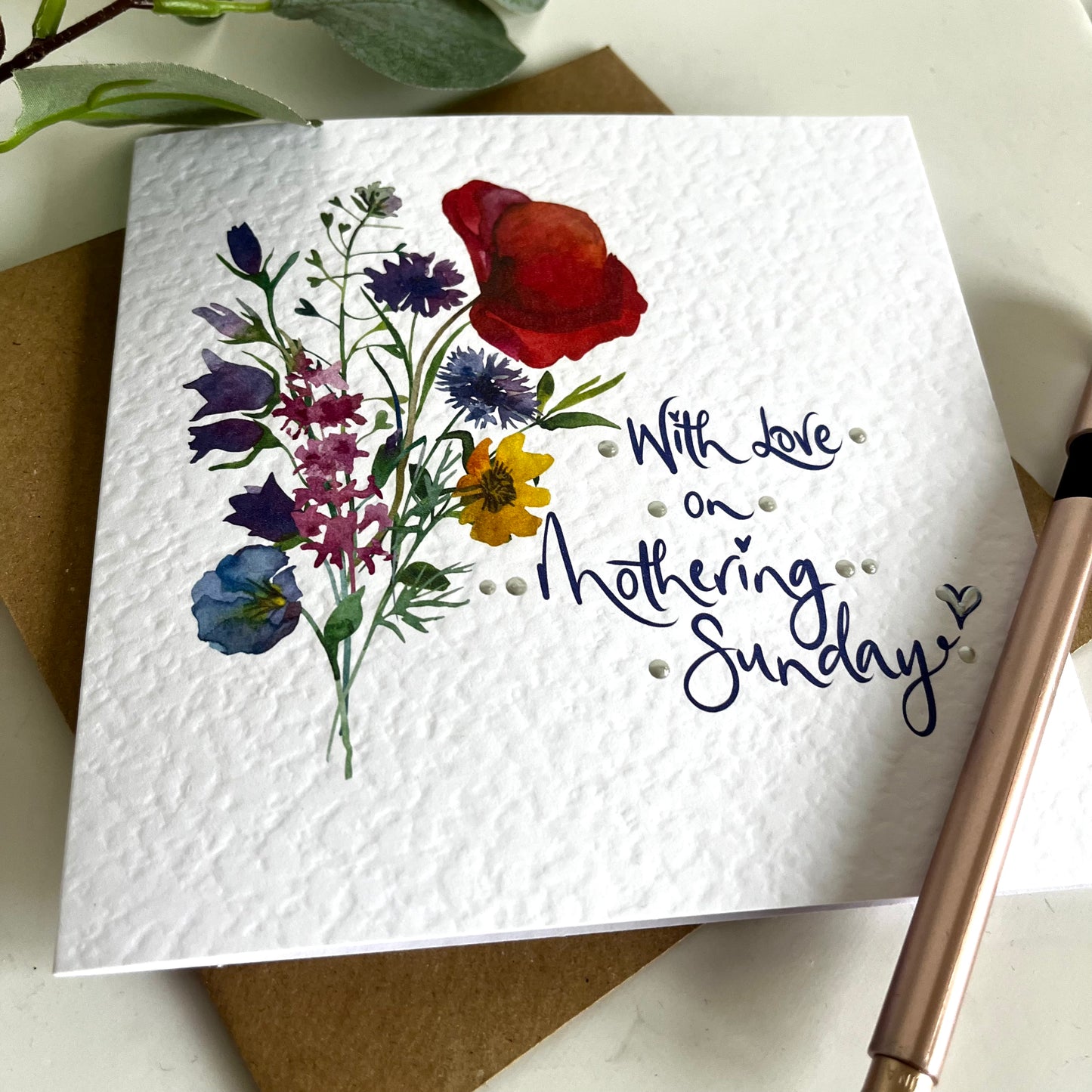 Spring Posy Mothering Sunday Card