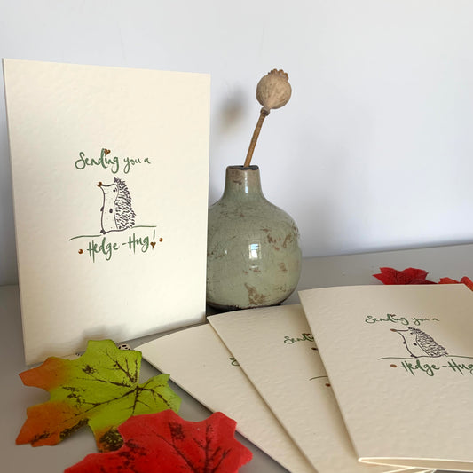 Hedge-hug Card