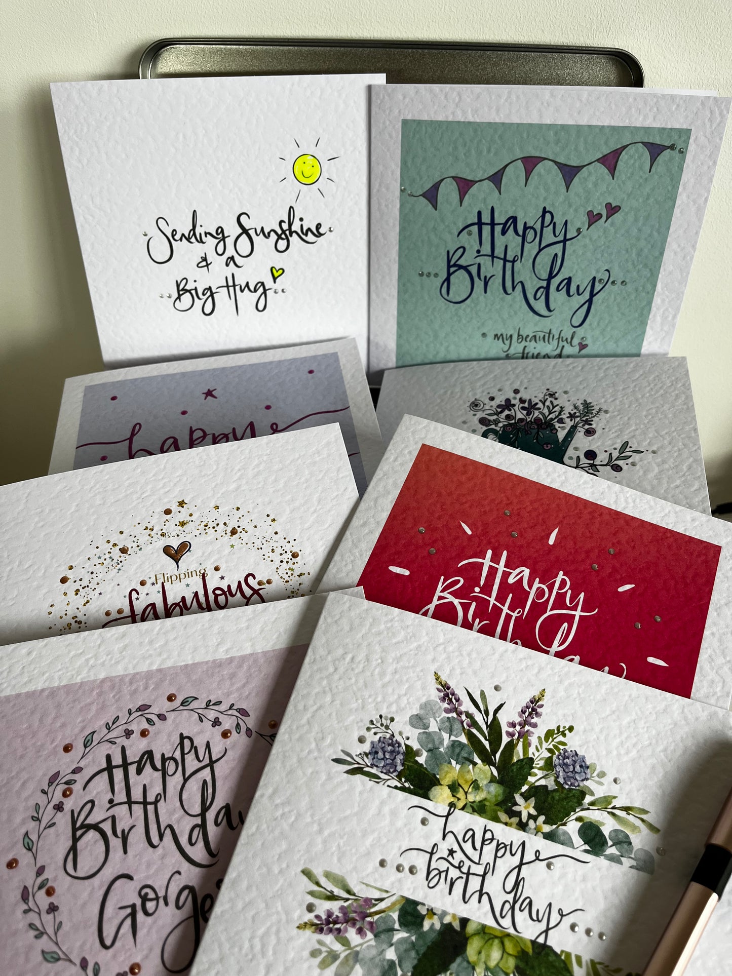 Beautiful Gift Tin of Cards
