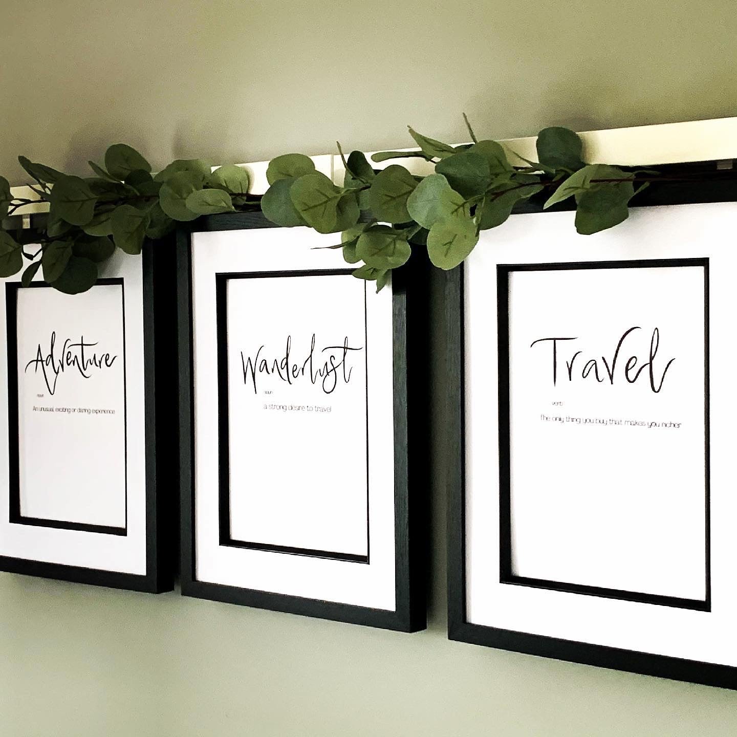 Adventure, Travel, Wanderlust Definition A4 Print Unframed