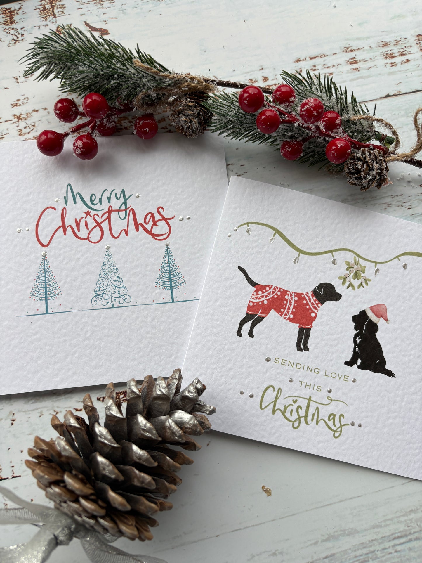 The Festive Favourite hand-lettered collection