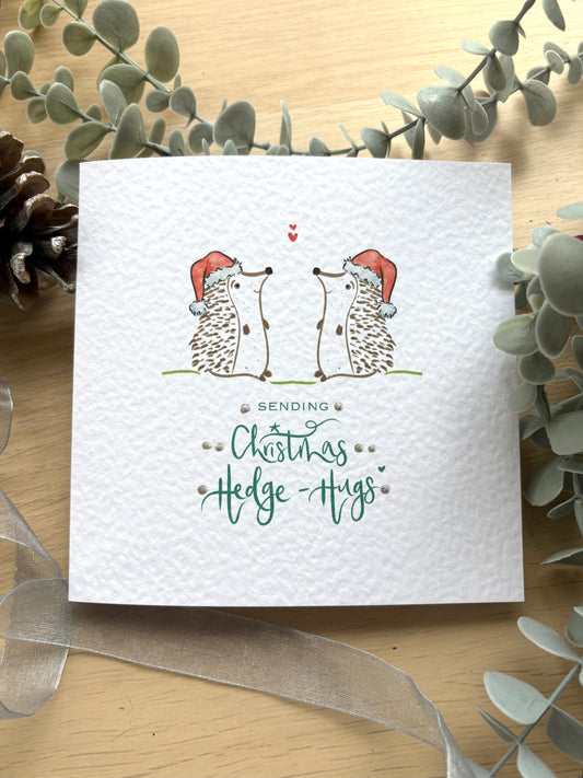 Hedgehug Christmas Cards