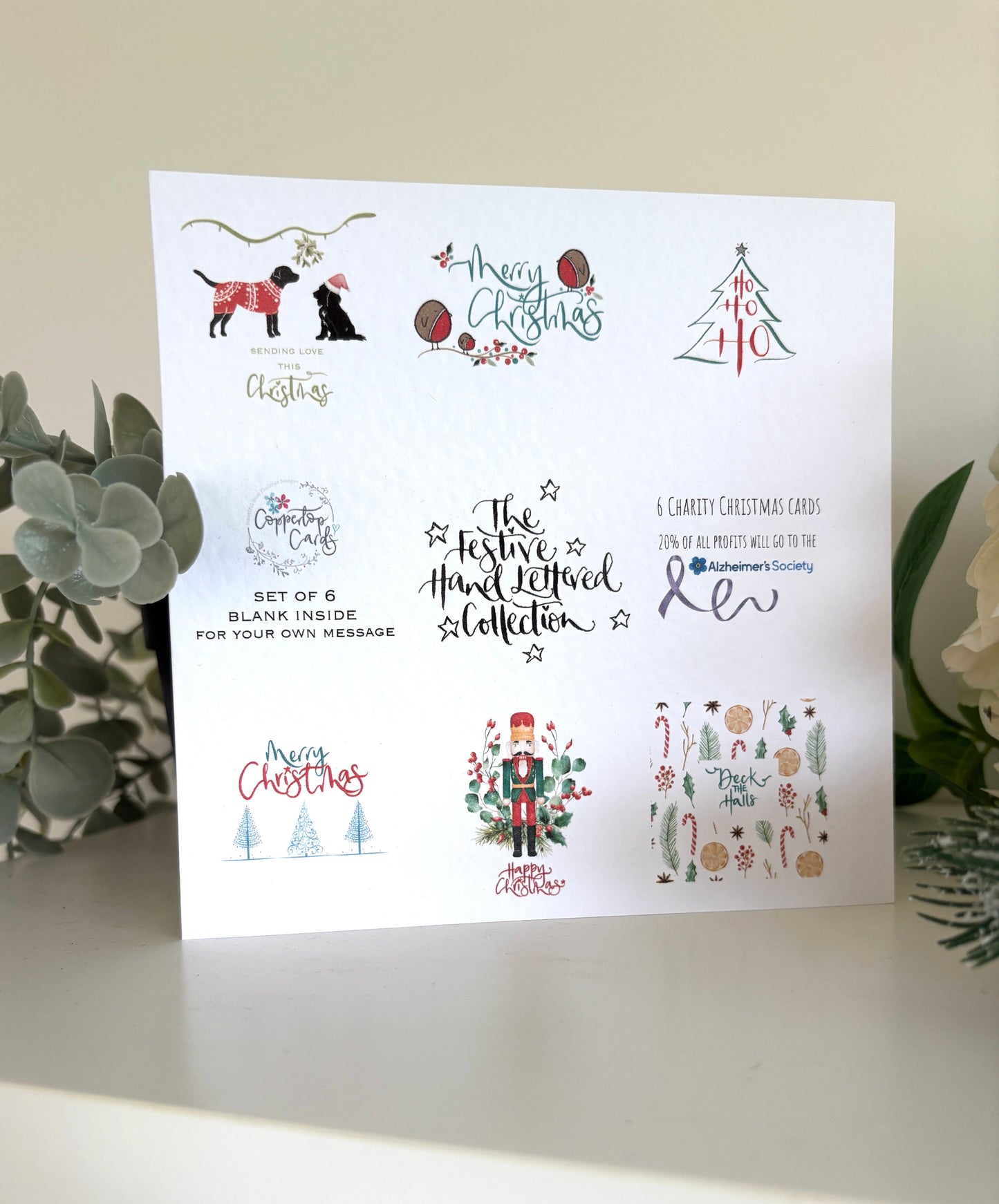 The Festive Favourite hand-lettered collection