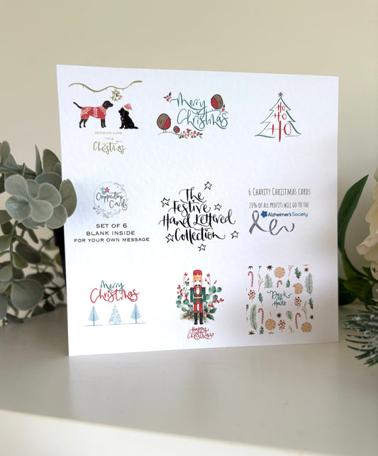 The Festive Favourite hand-lettered collection
