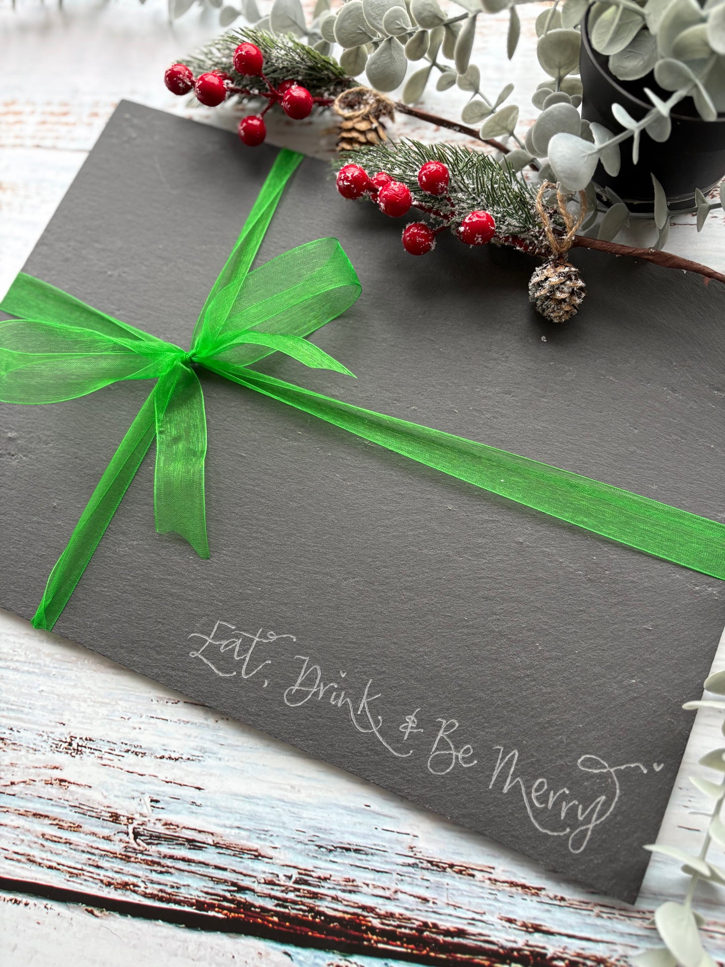 Hand Engraved Slate Platters