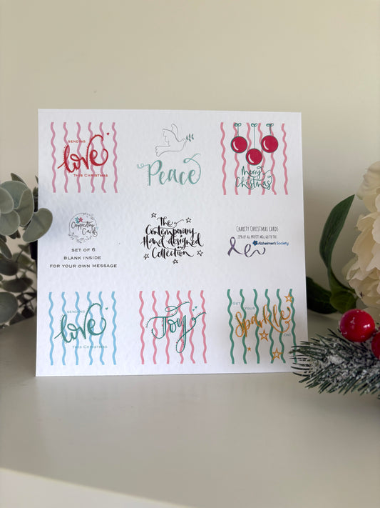The Contemporary Christmas Hand lettered collection