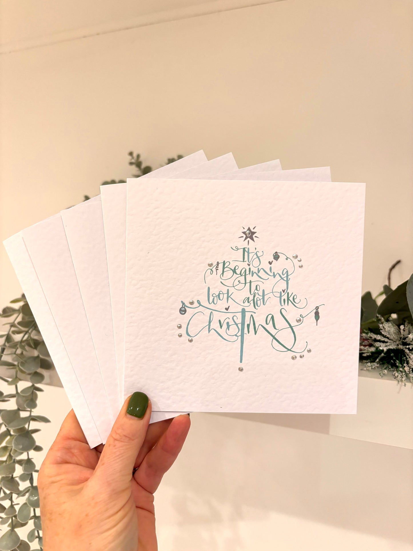 It's Beginning to look a lot like Christmas Charity Greeting Card Pack of 5