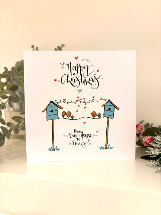 From Our House to Yours Charity Christmas Card Pack of 5