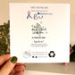 Dachshund Through The Snow Dog Pun Charity Christmas Card Pack of 5