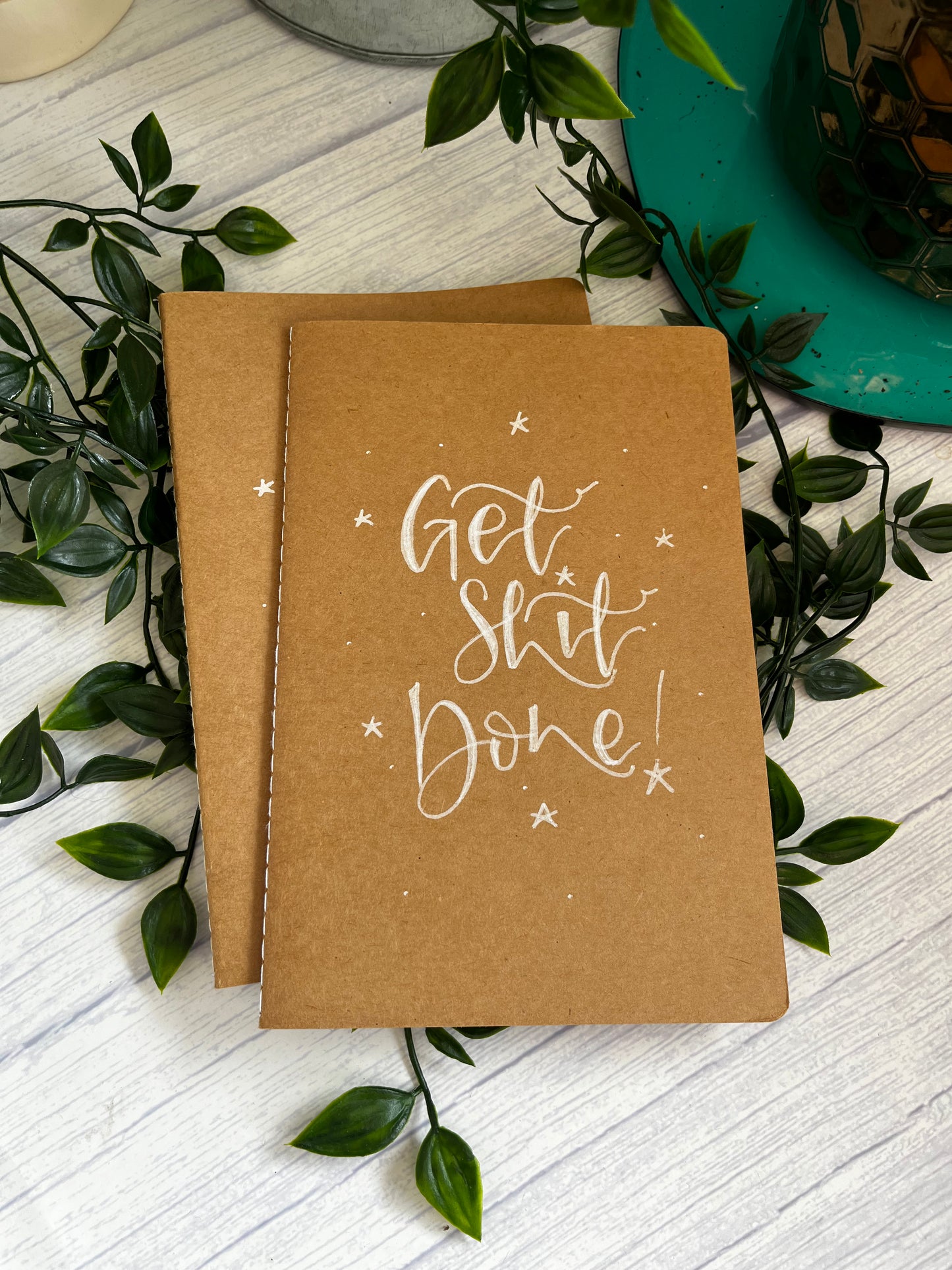 A5 Hand lettered Notebook