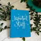 A5 Hand lettered Notebook