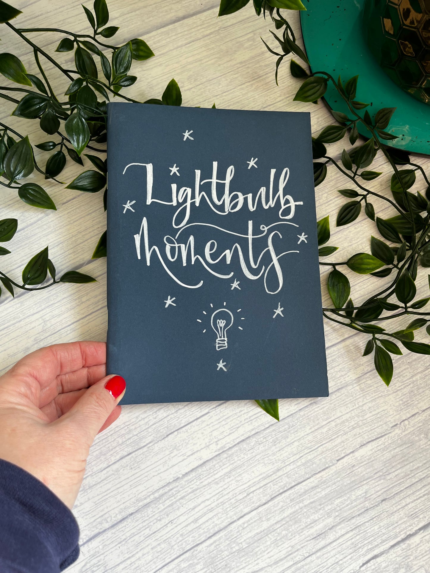 A5 Hand lettered Notebook