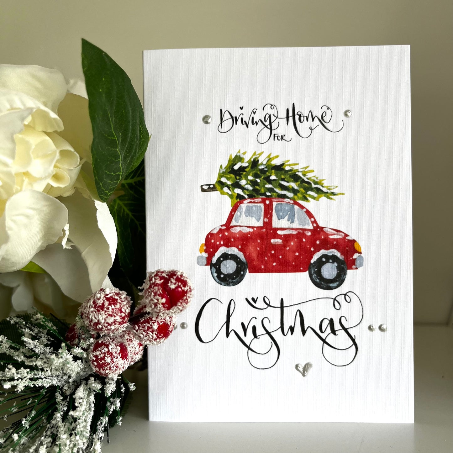 Driving Home For Christmas Charity Card Pack of 6