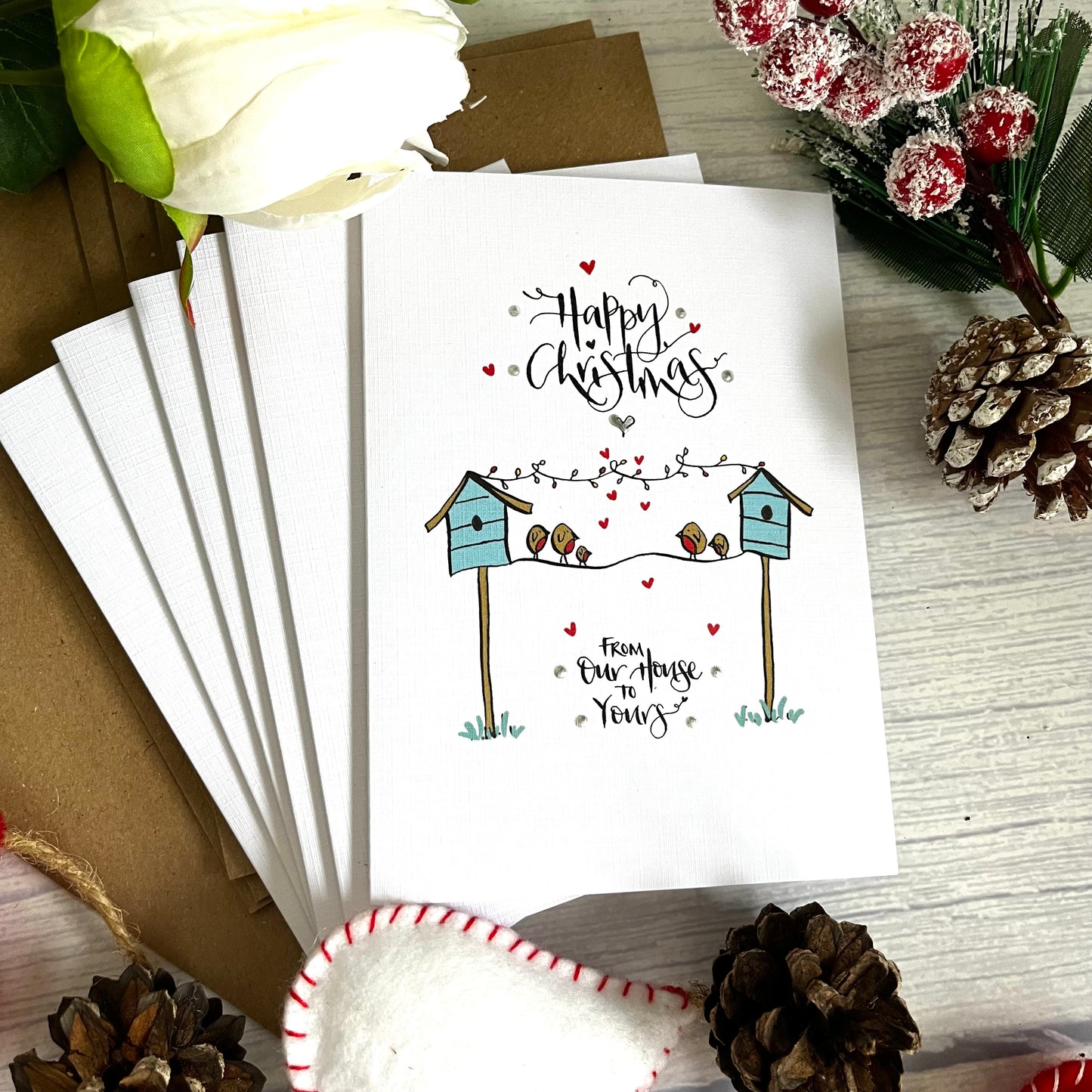 From Our House to Yours Charity Christmas Card Pack of 6