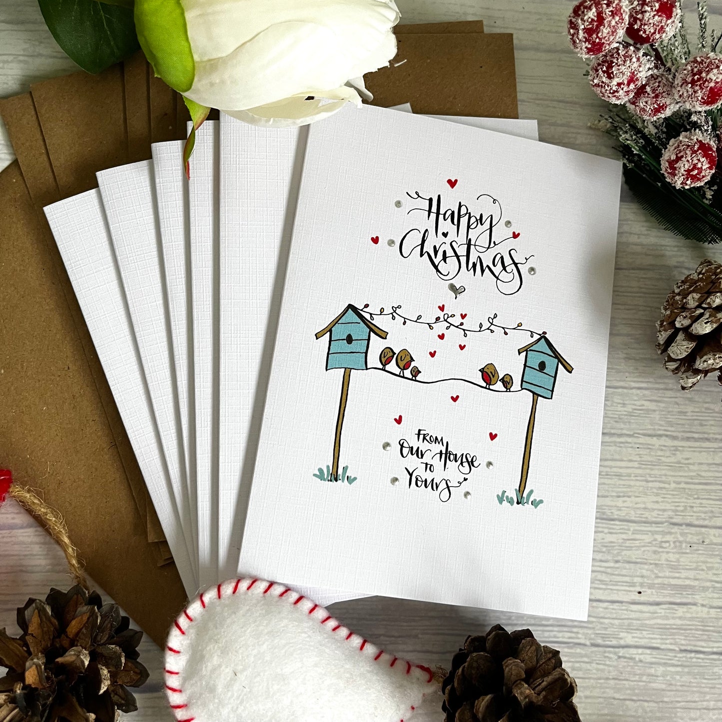 From Our House to Yours Charity Christmas Card Pack of 6