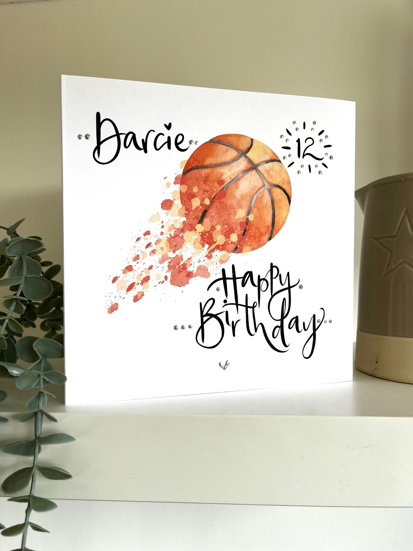 Basketball Birthday Card