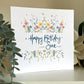 Blooming Pretty Birthday card 1