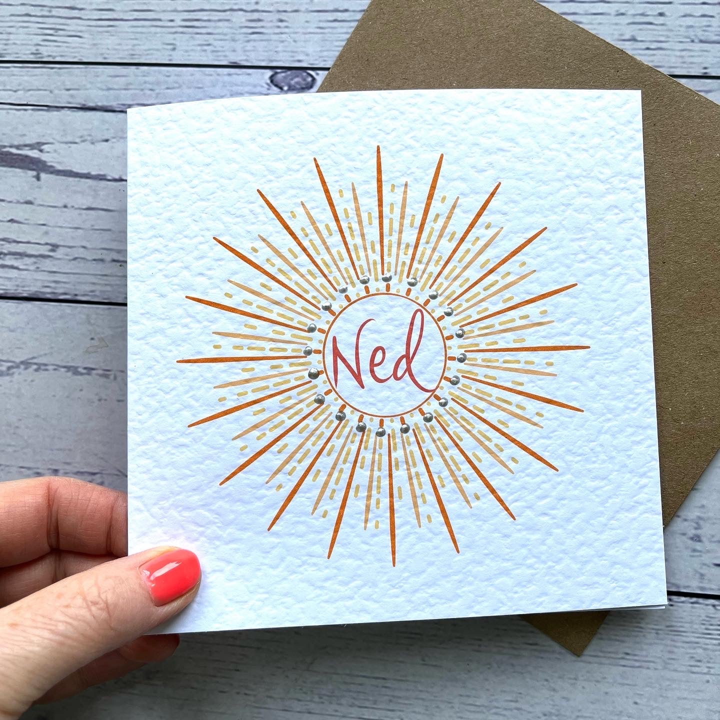 Personalised Sun Any Occasion Card