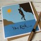 You Rock Birthday Card for Rock Climbers
