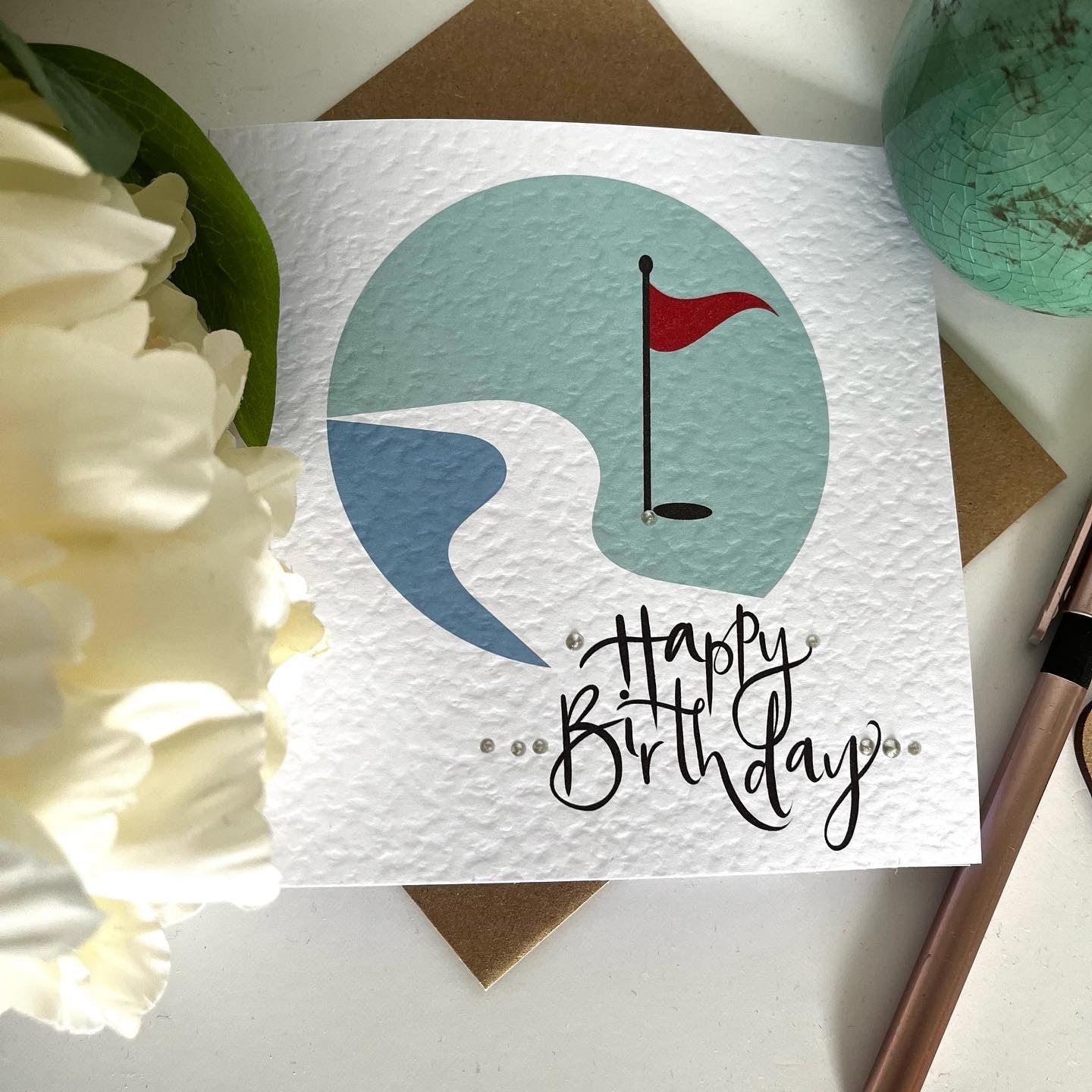 Minimalistic Golf Greeting Card