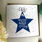 Speckled Star Birthday Card