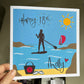 Personalised Paddleboarder Birthday Card