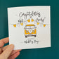 Personalised Congratulations On Your Wedding Day VW Camper Greetings Card