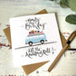 Campervan birthday card 