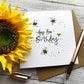 Hap-bee Birthday Card