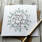 Eucalyptus Border Birthday Card
