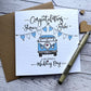 Personalised Congratulations On Your Wedding Day Camper Van Greetings Card