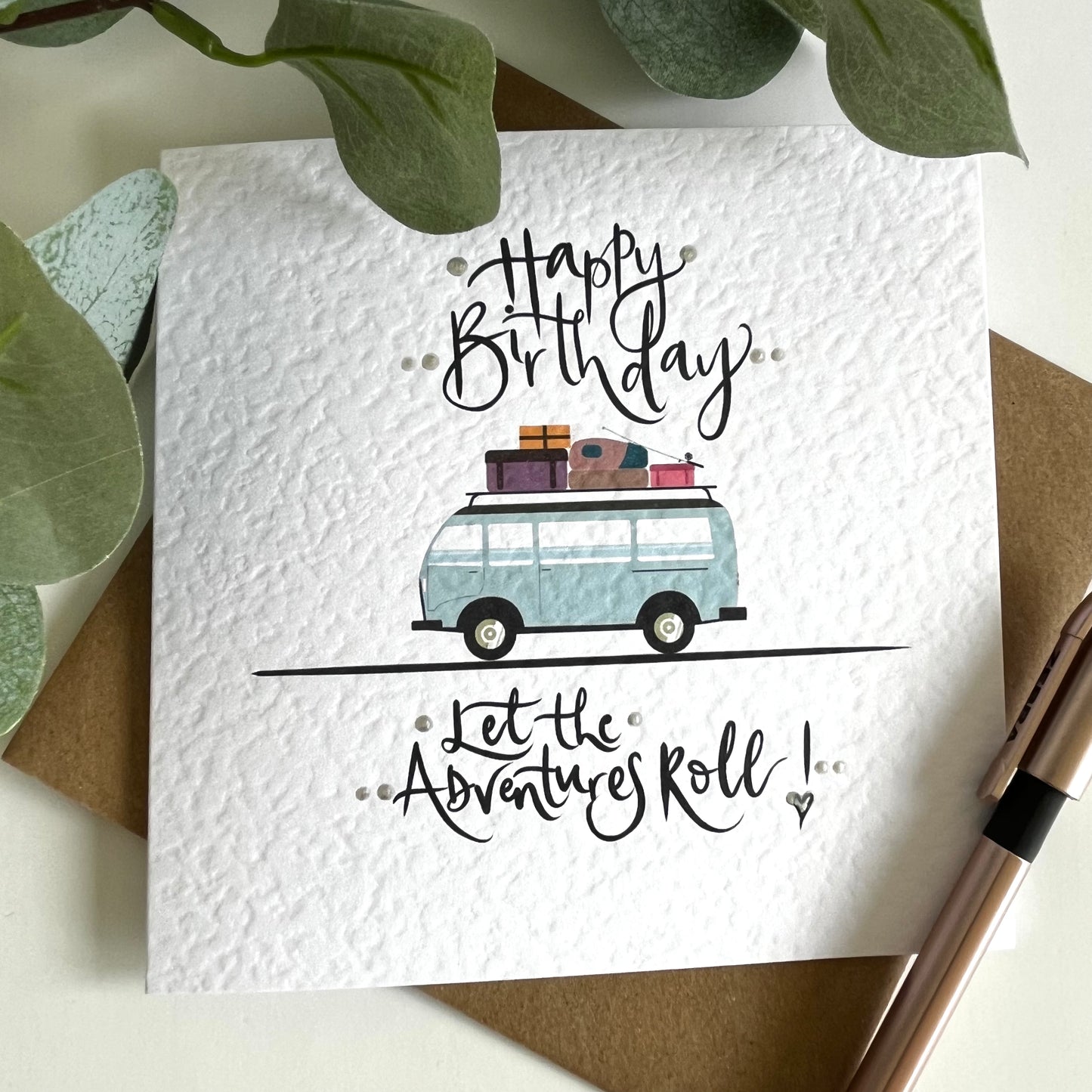 Campervan Adventures Birthday Card