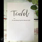 Travel Definition A4 Print