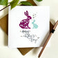 Cute Bunny Mother’s Day card